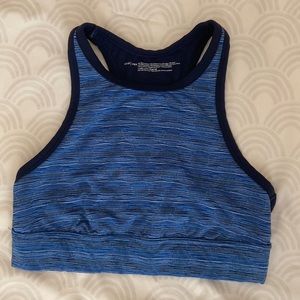 Aerie Racerback High Neck Sports Bra